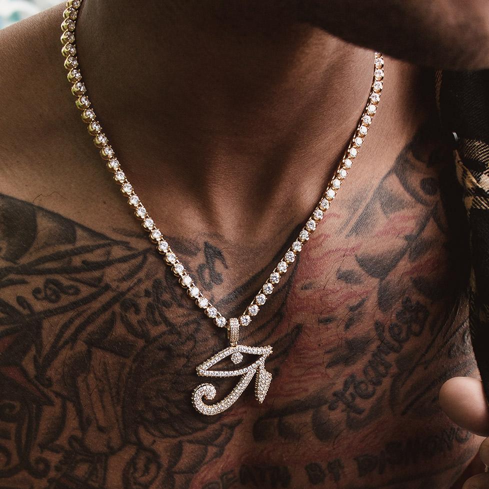 Tennis Gold Chain Diamond Buttercup 4mm The Gold Gods with Diamond Horus