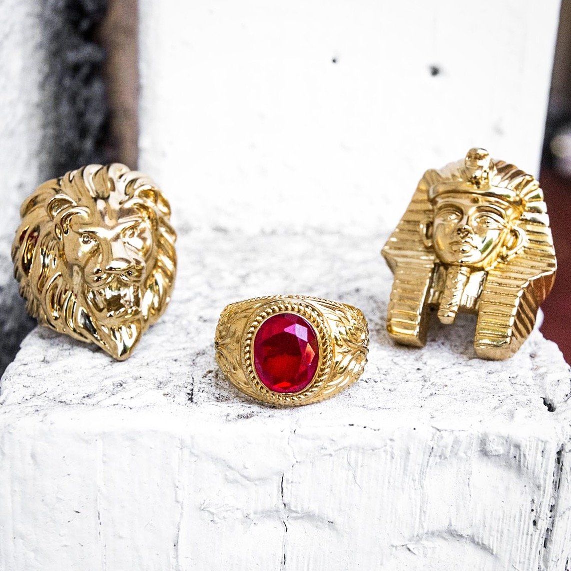 Gold Aura Ruby Ring The Gold Gods