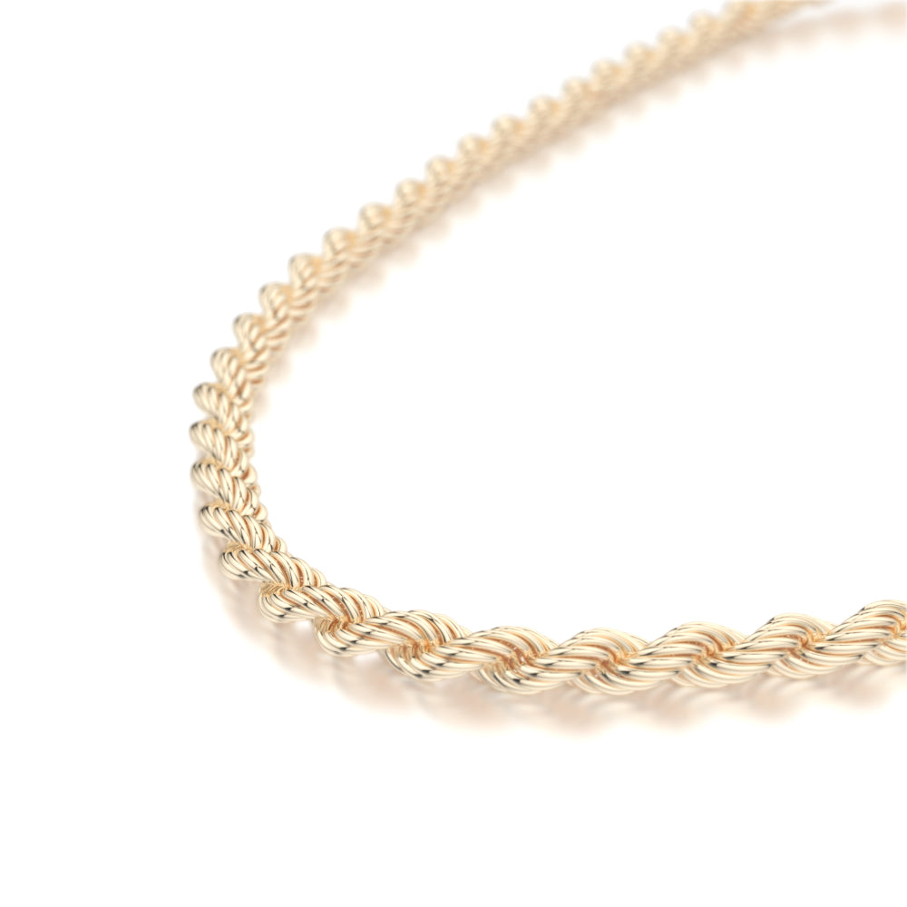 Mens Gold Rope Chain 6mm The Gold Gods
