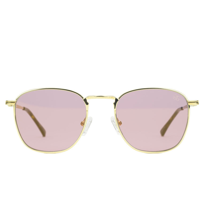 Athena Sunglasses The Gold Gods pink gradient