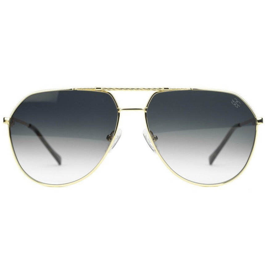 Escobar Designer Sunglasses The Gold Goddess Black Gradient