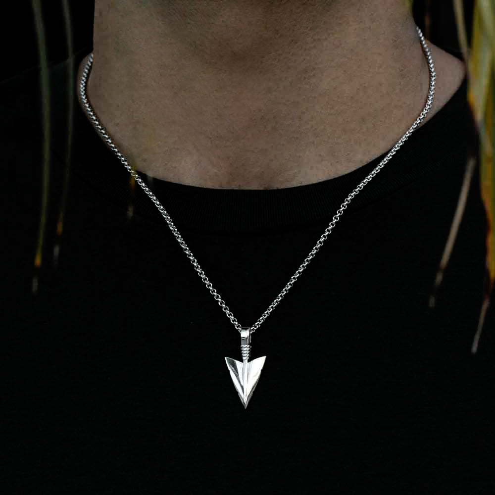 Micro Arrowhead Pendant Necklace