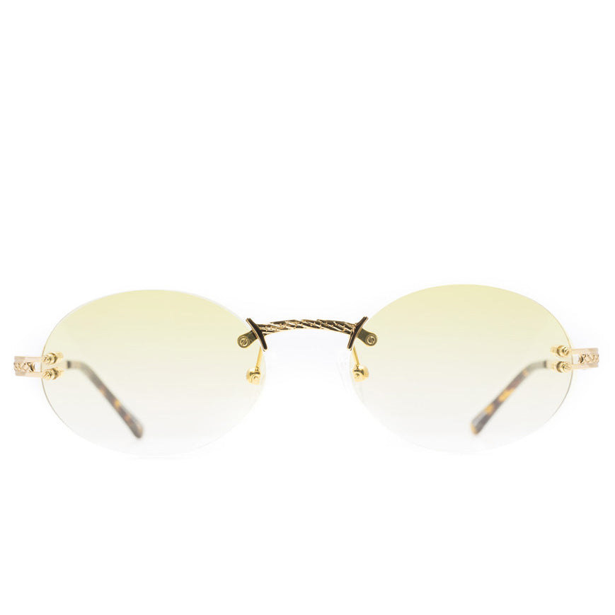 Helios Round Frameless Sunglasses