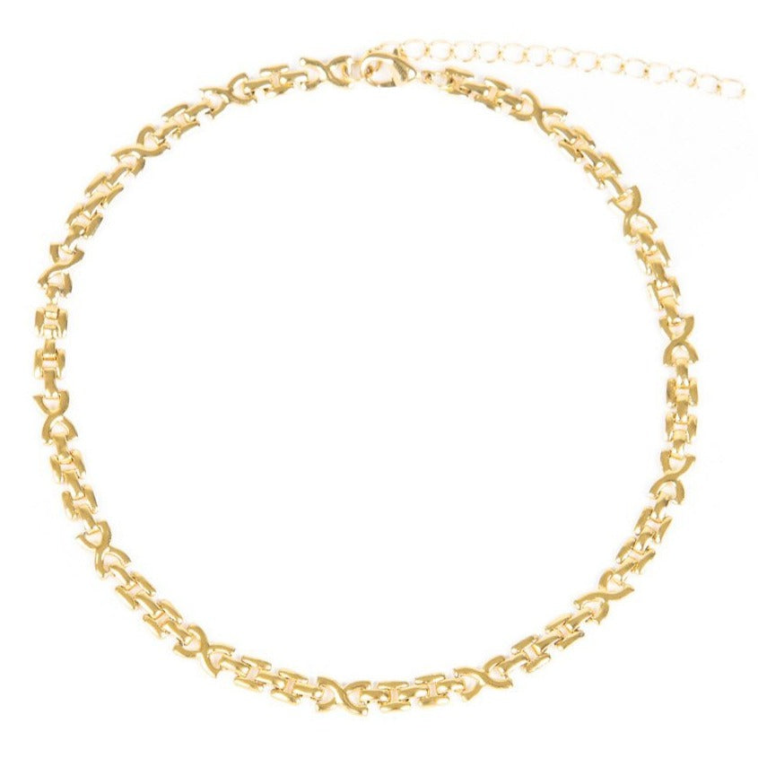 Womens Hera Choker Necklace The Gold Goddess 3