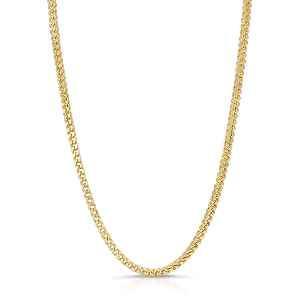 Franco Gold Chain 2.5mm The Gold Gods front view