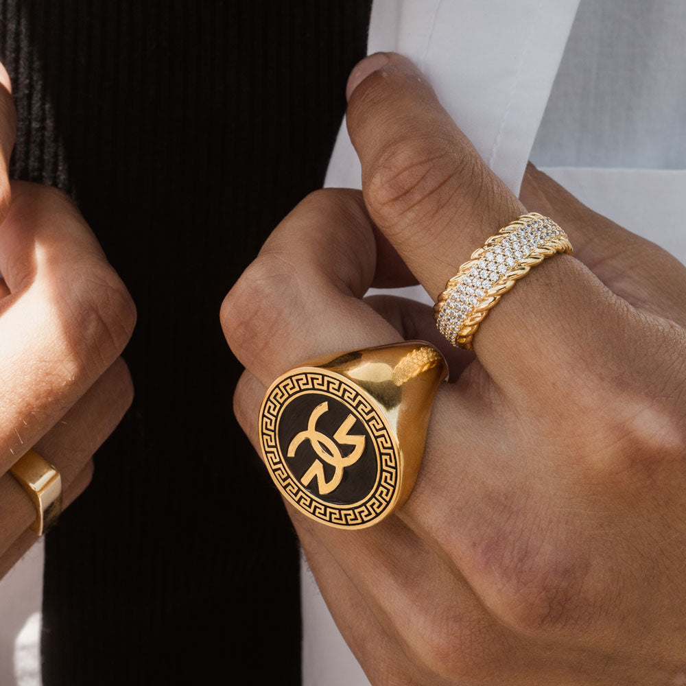 The Gold Gods Signature Logo Ring