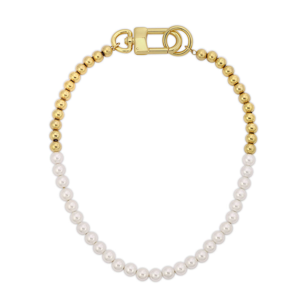 Half & Half Gold Pearl Chain The Gold Gods 3