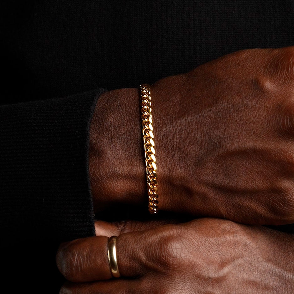 Vermeil Cuban Link Bracelet (8mm) | The Gold Gods