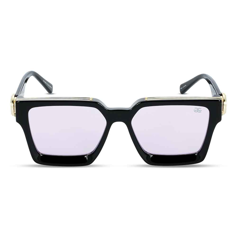 Virgil Glossy Black Sunglasses The Gold Gods