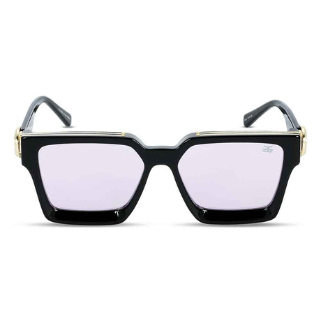 Virgil Glossy Black Sunglasses The Gold Gods