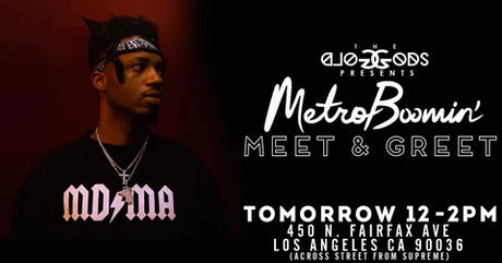 Metro Boomin' Meet & Greet on Fairfax Ave in Los Angeles - July 2nd