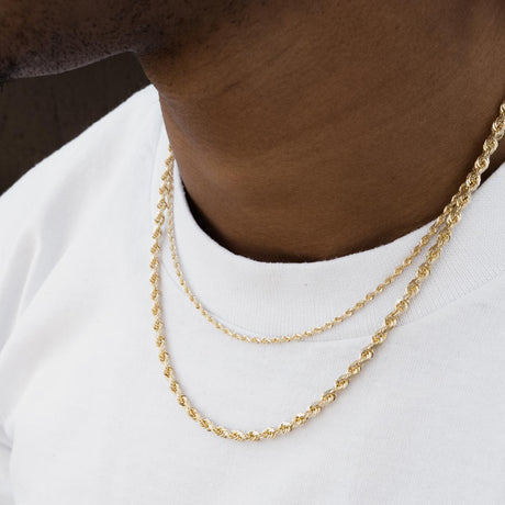 Solid Gold Rope Chains