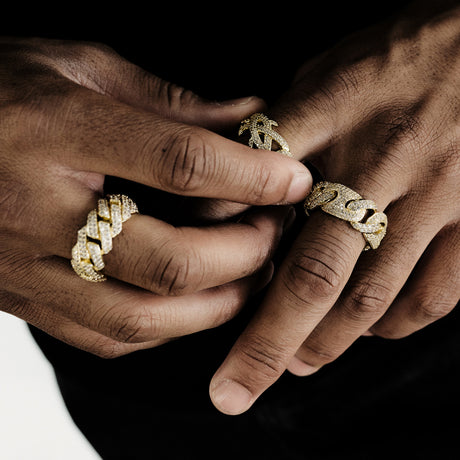 Cuban Link Rings The Gold Gods