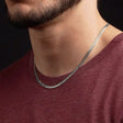 18inch 3mm Silver Curb Cuban Link Chain .925 Sterling Silver