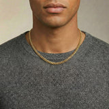 Men's Gold Chain - 14k Vermeil Cuban Link Chain - The Gold Gods - 5mm 18 inch