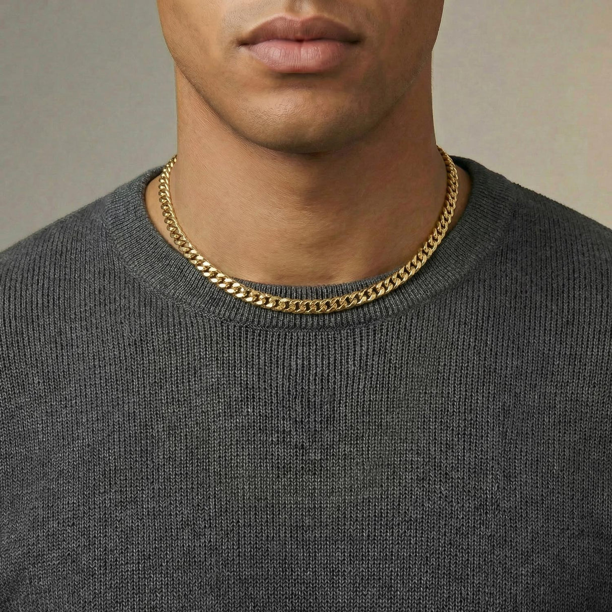 18 inch 6mm Vermeil Gold Miami Cuban Link Chain The Gold Gods