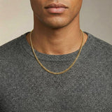 Men's Gold Chain - 14k Vermeil Cuban Link Chain - The Gold Gods - 4mm 20 inch