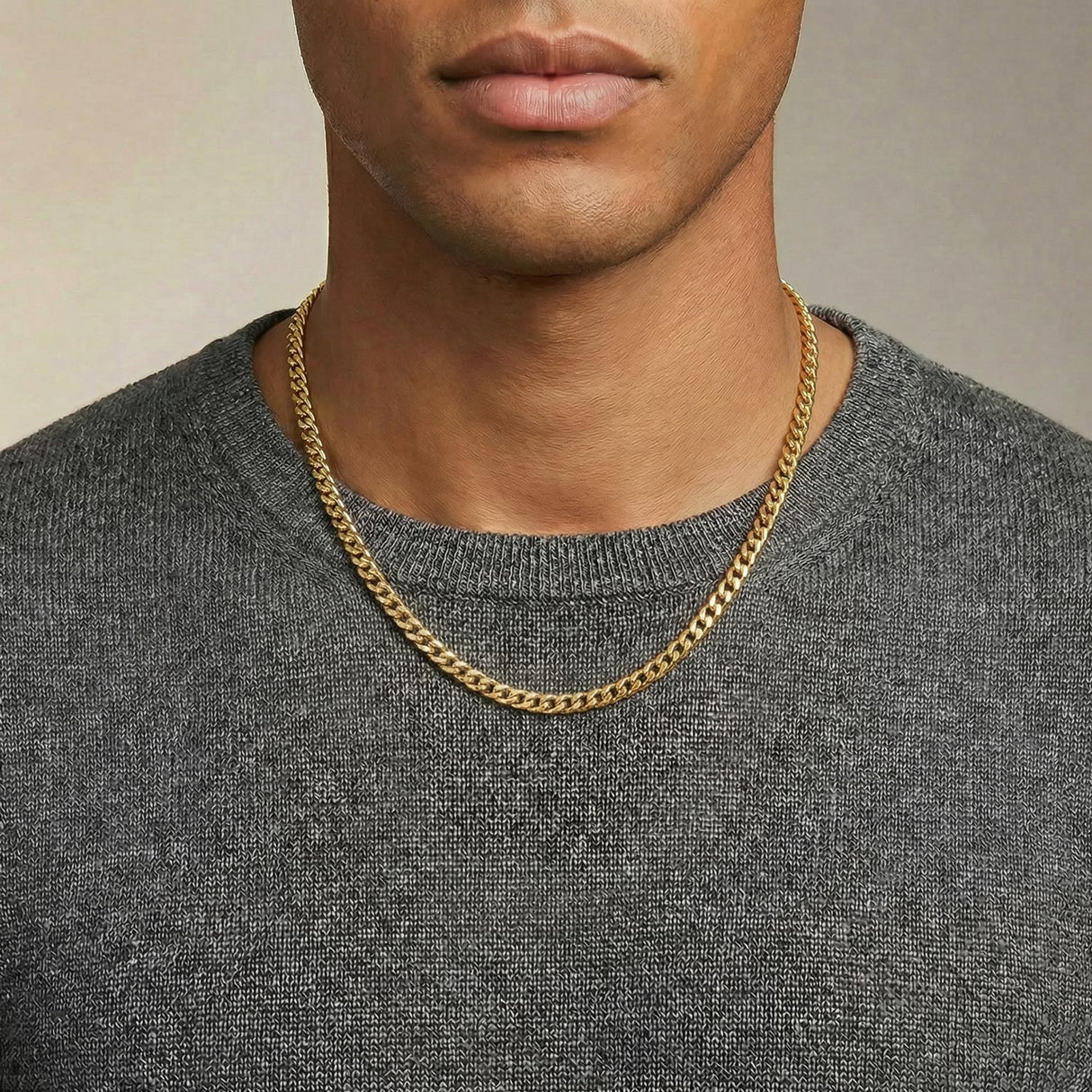 Men's Gold Chain - 14k Vermeil Cuban Link Chain - The Gold Gods - 5mm 20 inch