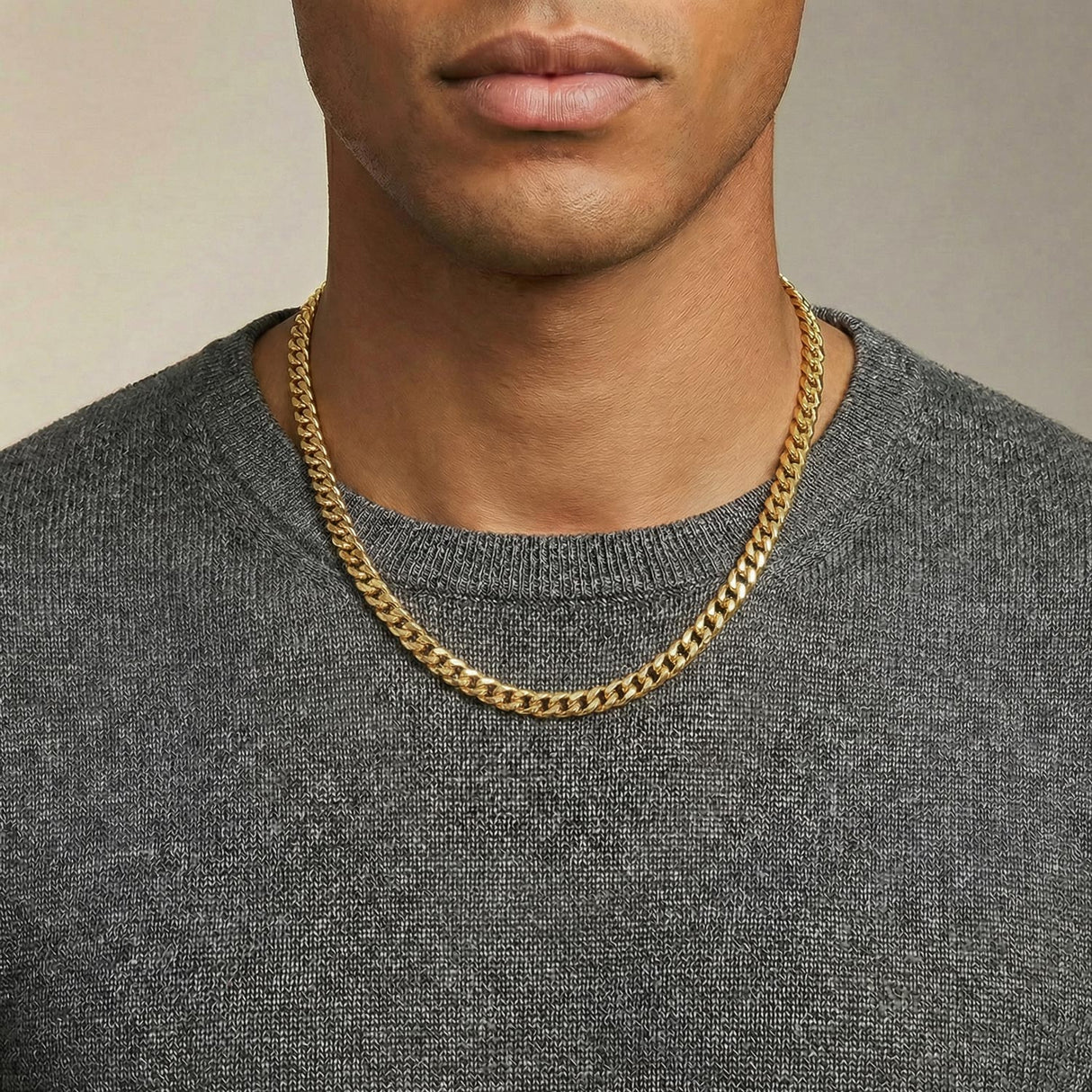 20 inch 6mm Vermeil Gold Miami Cuban Link Chain The Gold Gods