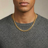 20 inch 6mm Vermeil Gold Miami Cuban Link Chain The Gold Gods