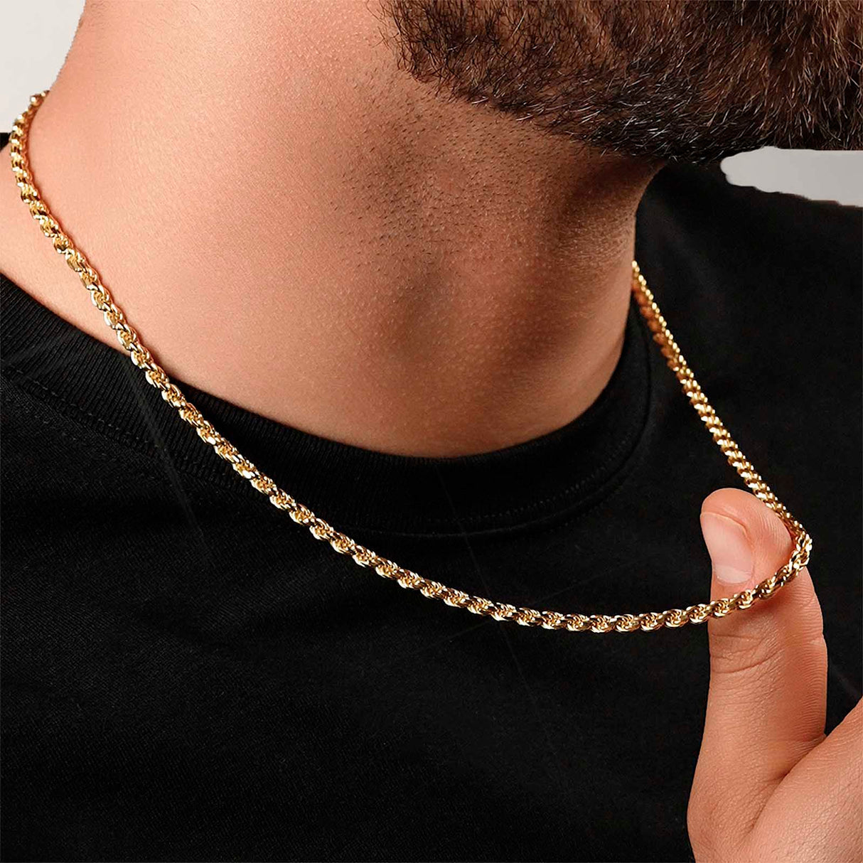 Gold Rope Chain 4mm