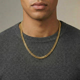 22 inch 6mm Vermeil Gold Miami Cuban Link Chain The Gold Gods