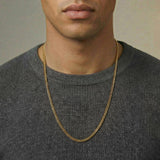 24 inch 4mm Vermeil Gold Miami Cuban Link Chain The Gold Gods