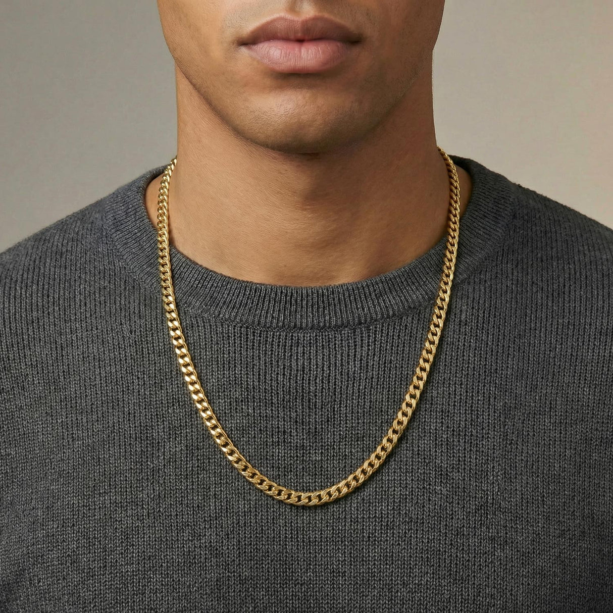 24 inch 6mm Vermeil Gold Miami Cuban Link Chain The Gold Gods