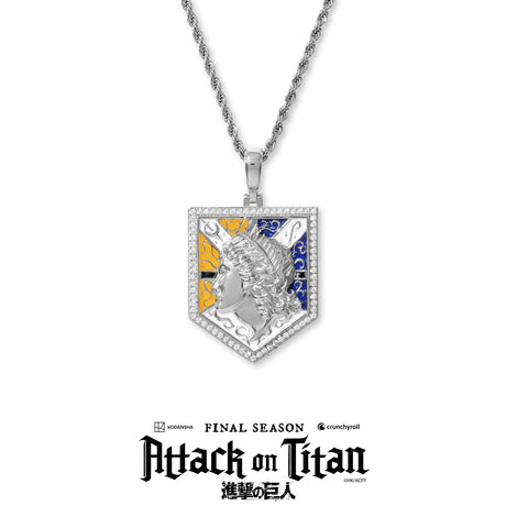 Attack On Titan Wall of Maria Pendant & Necklace Official Gold Gods