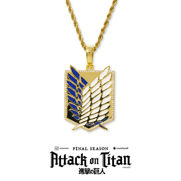 HAND-PRO Attack on Titan Necklace Attack on Titans Key Golden Necklace  Attack on Titan Key – BigaMart