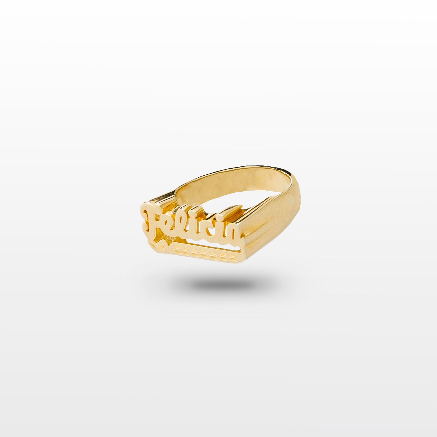 SPE Gold - Custom Name Design Gold Ring - Poonamallee