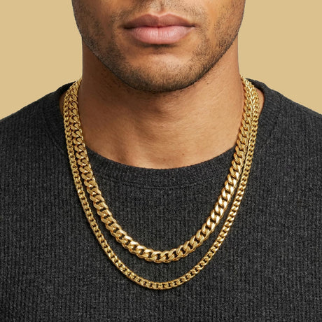 Cuban Link Franco Chain Bundle Set The Gold Gods