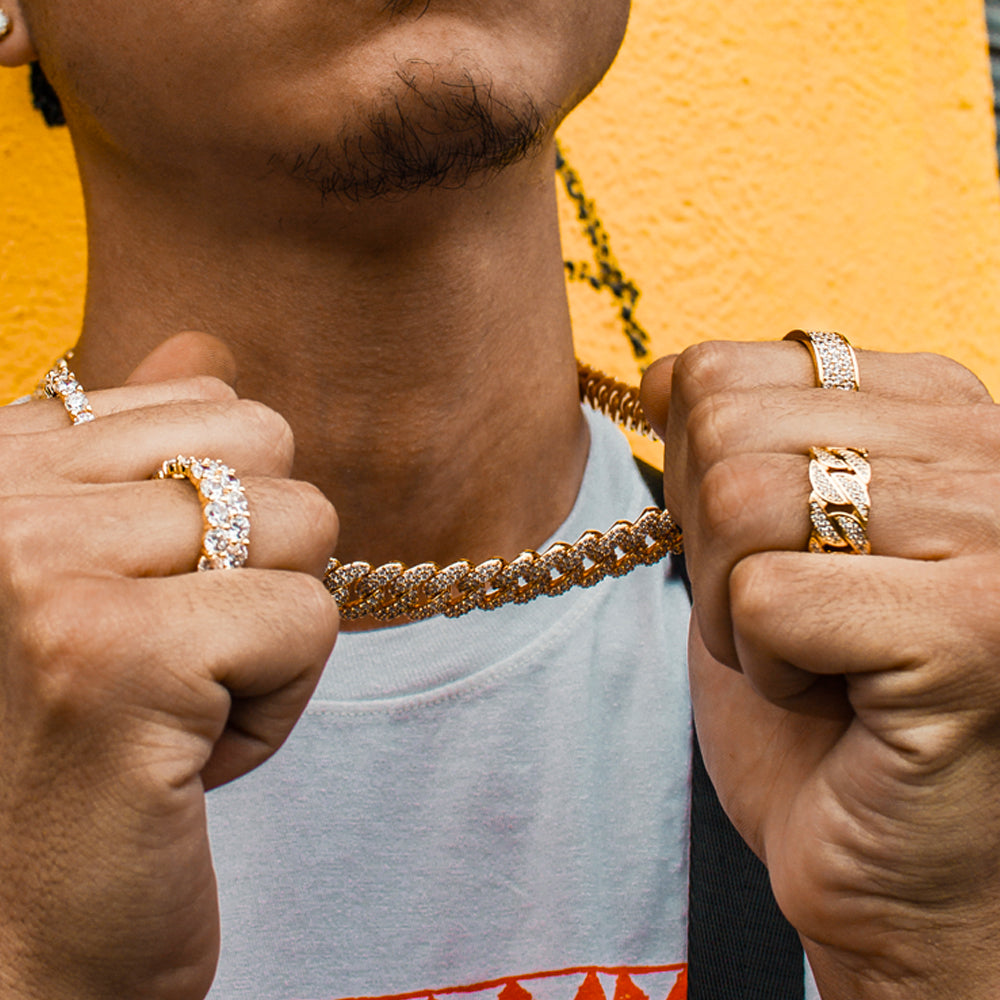 Diamond Cuban Link Ring The Gold Gods