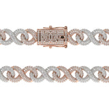 DIAMOND-INFINITY-LINK-CHAIN-18k-2-tone-rose-&-white-gold-mens-jewelry-gold-chain-the-gold-gods-lock-close-up-view