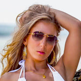 Helios Aviator Women's Sunglasses The Gold Goddess