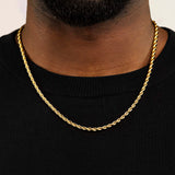 Gold Rope Chain 4mm
