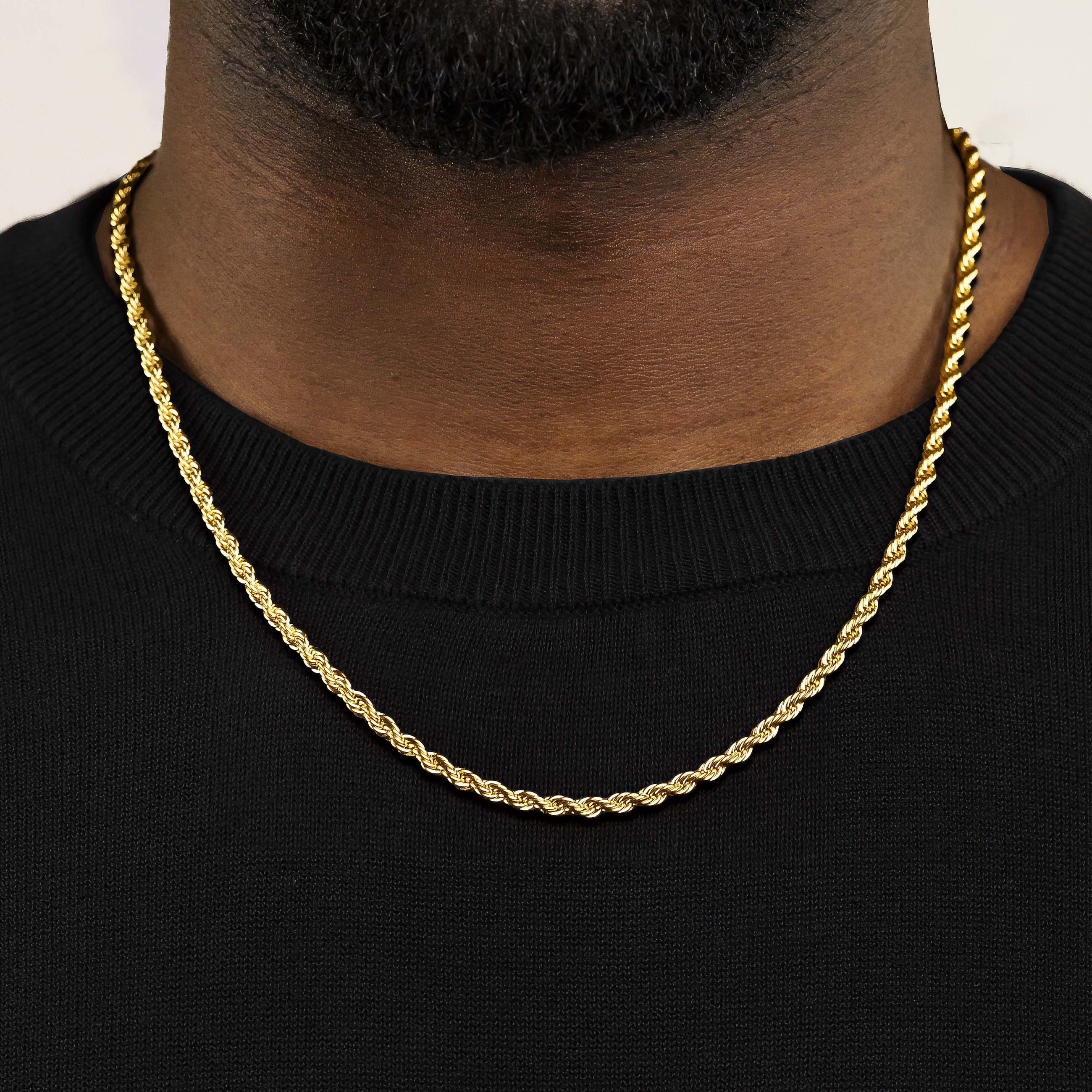 Gold Rope Chain 4mm