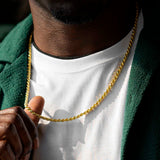 14k Gold Italian Vermeil Rope Chain