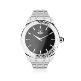 The Augustus Mens White Gold Watch front view