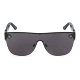 Cronos Glossy Black Sunglasses The Gold Gods Black