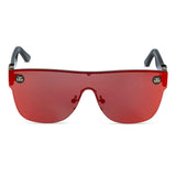 Cronos Glossy Black Sunglasses Red Flash The Gold Gods