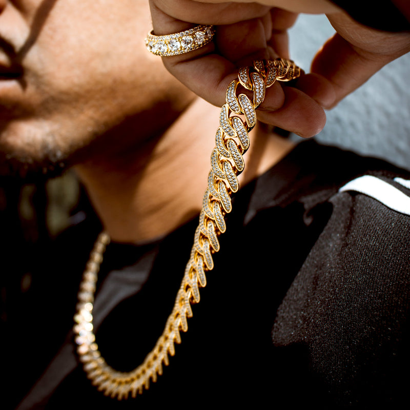 Diamond Cuban Link Chains The Gold Gods Men's Jewelry