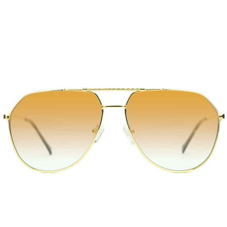 Escobar Designer Sunglasses The Gold Goddess Orange Gradient