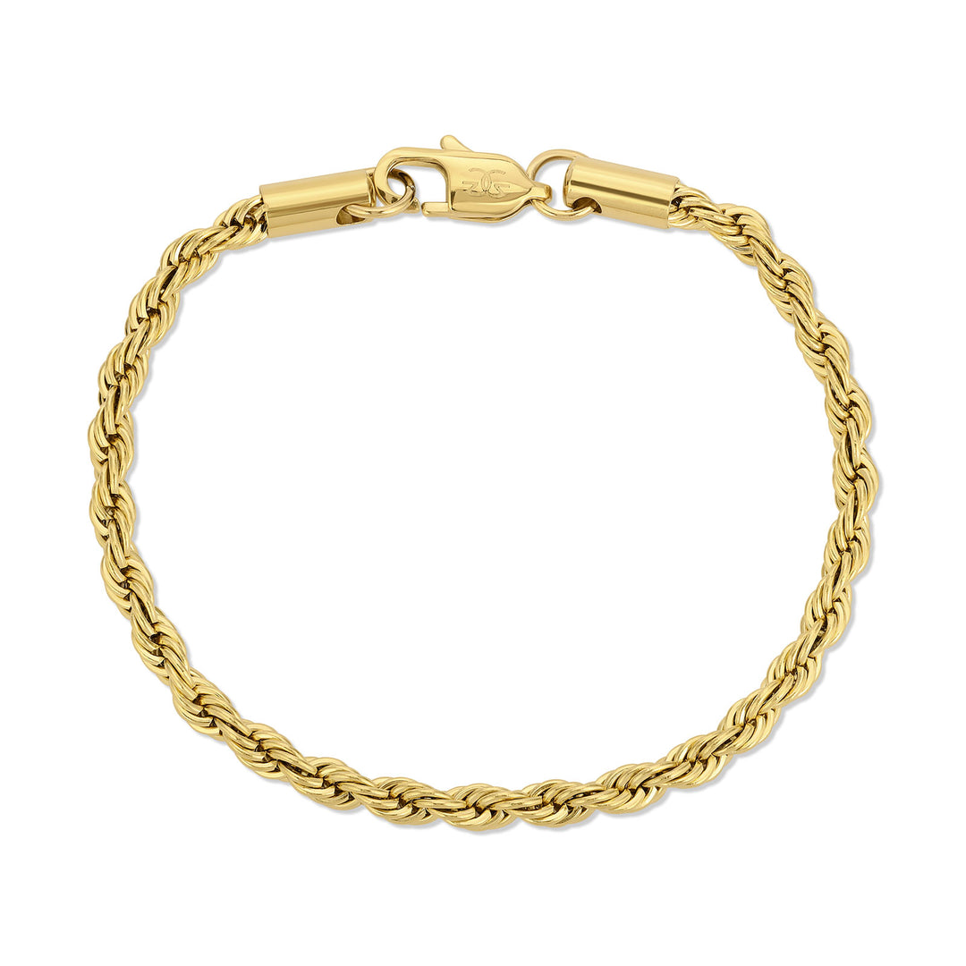 Rope Gold Bracelet (4mm)
