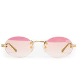 Women's Helios Round Frameless Sunglasses