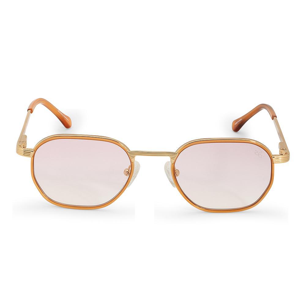 Womens Designer Vintage Frame Sunglasses Hermes Pink Gradient