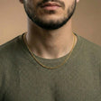 Men's Gold Chain - 14k Vermeil Cuban Link Chain - The Gold Gods - 2.5mm 18
 inch