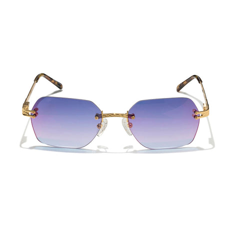 Blue-Red Helios Hex Sunglasses The Gold Gods