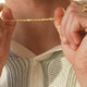 14k Gold Vermeil Barrel Chain