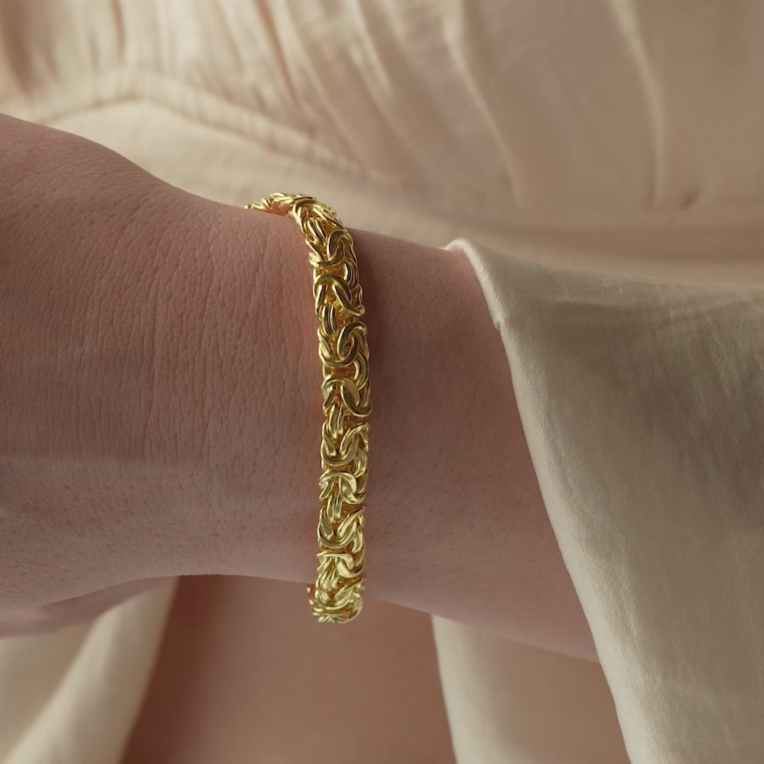 video gold byzantine bracelet the gold goddess jewelry